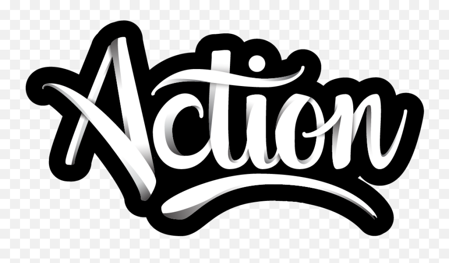 Action Sticker - Calligraphy Png,Sticker Png