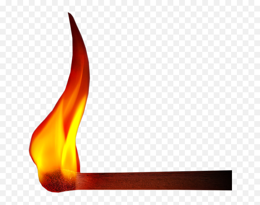 Match Fire Flame - Korek Api Nyala Png,Fire Smoke Png