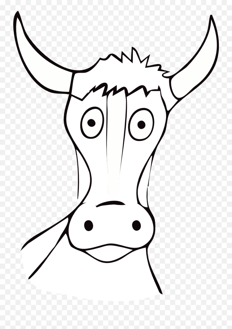 Cow Head Png - Cow Farbe Drawn Cow Art Sheet Page Black Cattle,Cow Head Png