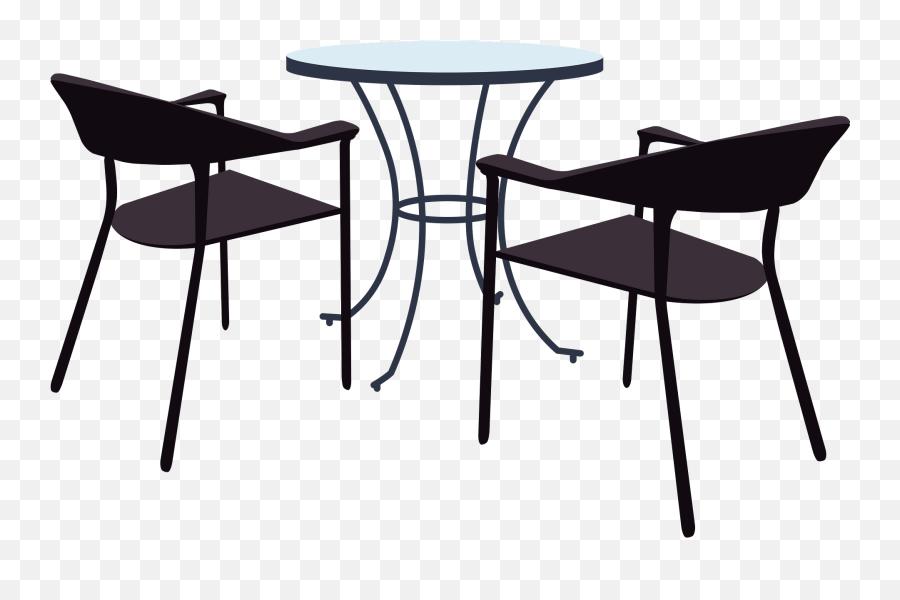 Clipart - End Table Png,Table And Chairs Png