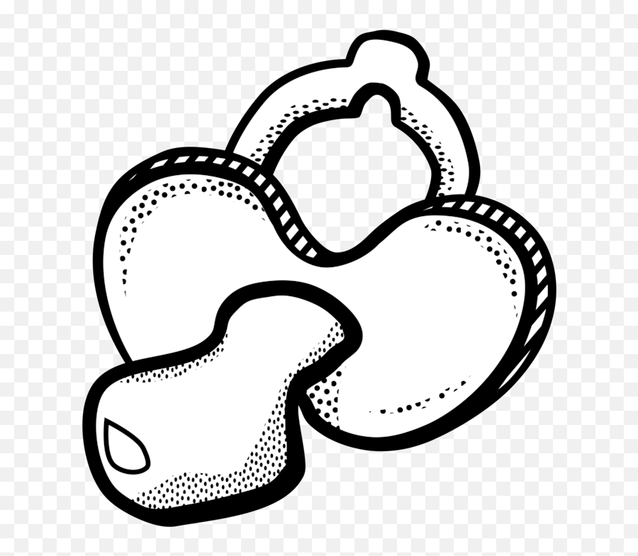 Monochrome Photography Png Clipart - Chupetes En Png Blanco Y Megro,Pacifier Png