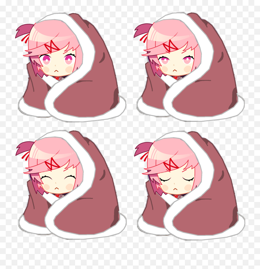 Pin - Ddlc Natsuki Chibi Png,Natsuki Png