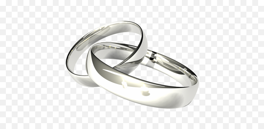 Wedding Band - 9ct 18ct Platinum And Palladium Wedding 2 Wedding Rings Silver Png,White Ring Png