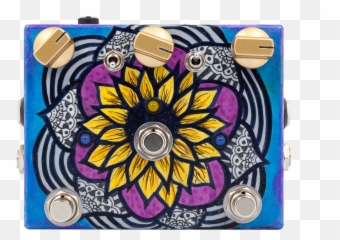 Hcnth Gold Flower Ripply Fall - JAM pedals Decorative png