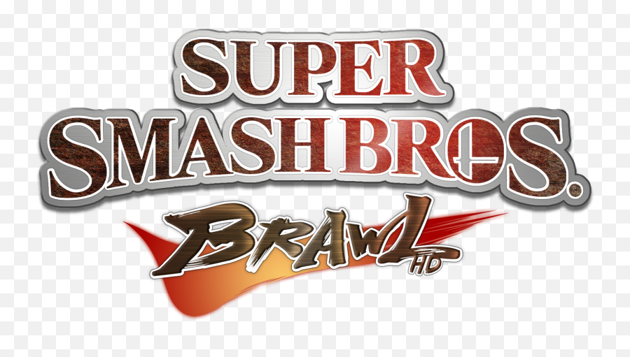 Brawl Hd Retexture Project - Smash Bros Brawl Logo Transparent Png,Dolphin Emulator Logo