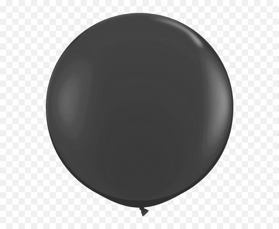 17 Inch Round Crystal Latex Black Balloons - 72 Per Bag Remo Powermax Black Suede Png,Black Balloons Png