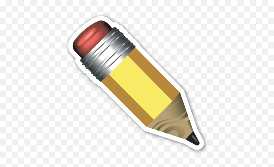 Emoji Pencil Png Transparent Image - Pencil Emoji Sticker Png,School Emoji Transparent