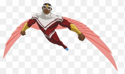 Marvel Falcon Png - Falcon Avengers Assemble Cartoon,Falcon Marvel Png