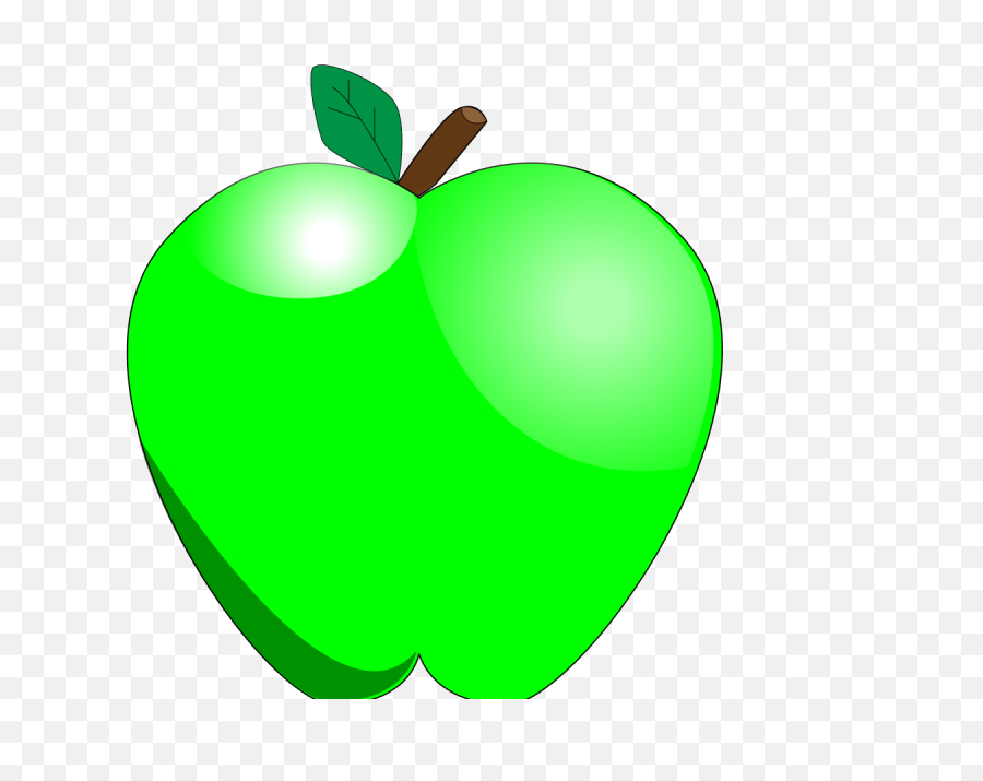 Green Apple Clipart - Clipart Transparent Background Green Apple Png,Apple Clipart Transparent