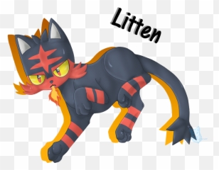 Litten U2014 Weasyl - Fictional Character Png,Litten Png