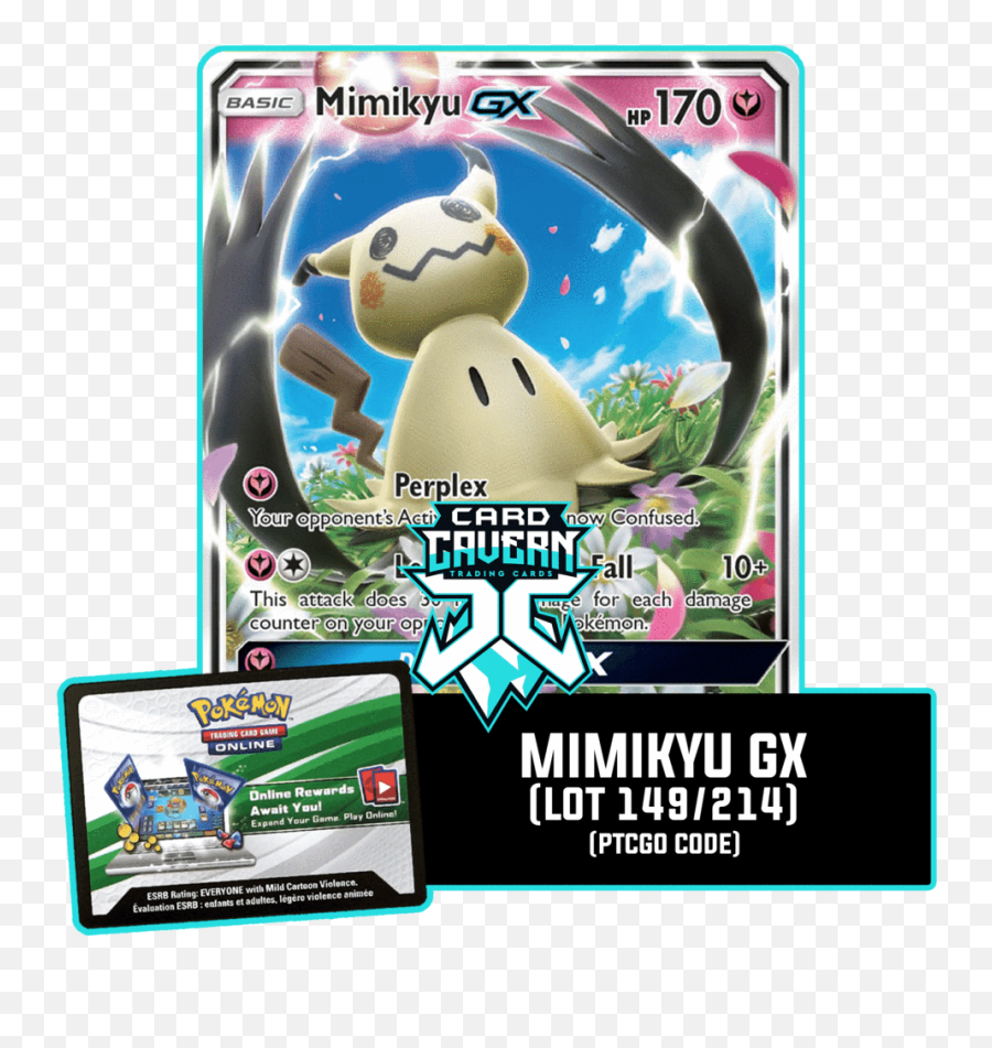 Mimikyu Gx Ptcgo Code - Gx Cards Lost Thunder Png,Mimikyu Transparent