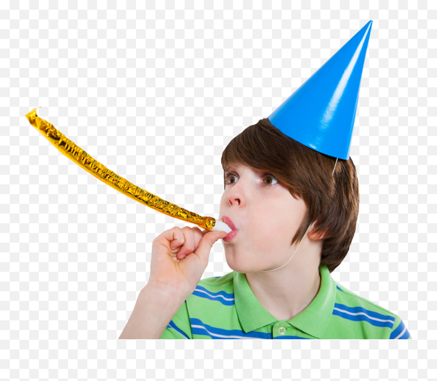 Martial Arts Birthday Parties - Kid With Party Hat Png,Birthday Blower Png
