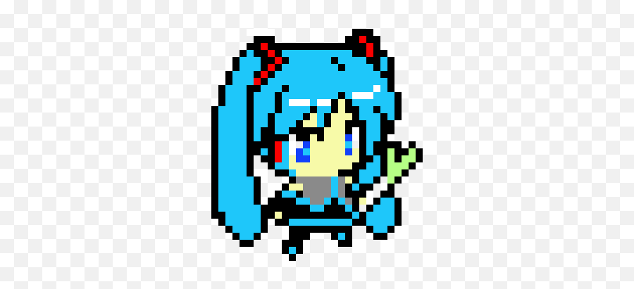 Hatsune Miku - Hatsune Miku Pixel Icon Png,Miku Icon