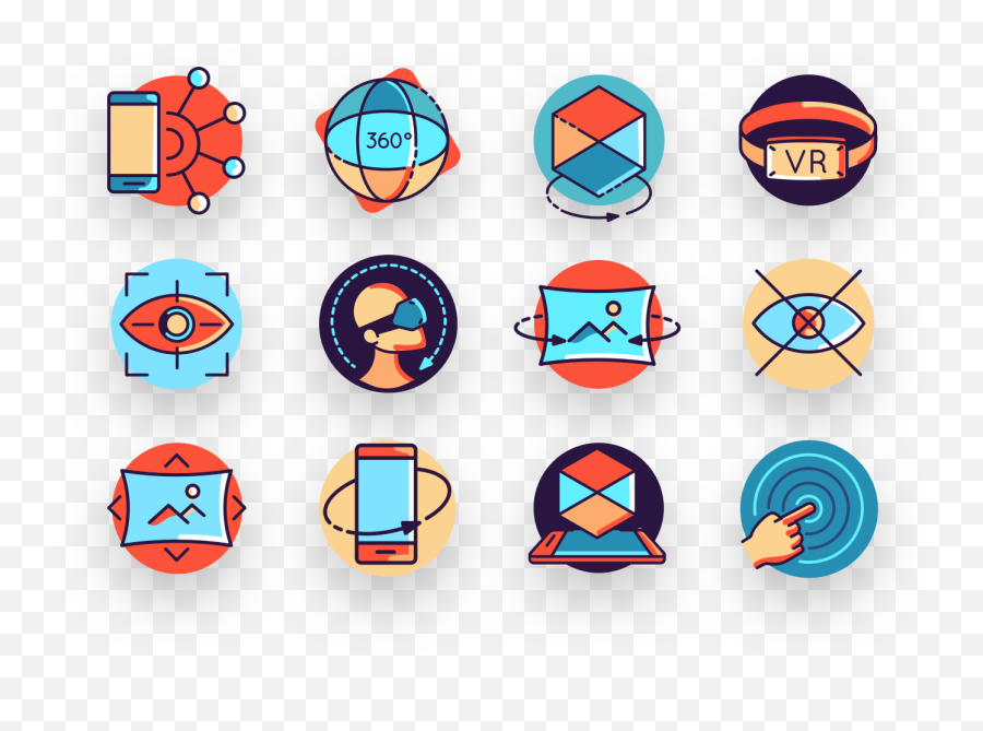 Virtual Reality Icon Pack - Vertical Png,Font Awesome Blog Icon