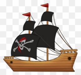 Library Of Black Sails Pirate Boat Jpg - Ship Clipart png