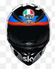K1 Replica Ece Dot - VR46 SKY RACING TEAM BLACKRED Agv Sky Racing Team png