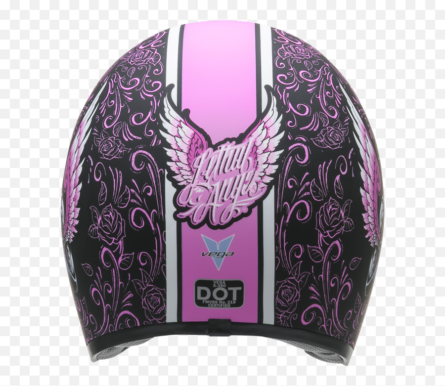 Vega X380 Open Face Helmet - Lethal Angel For Adult Png,Icon Helmet Face Shield