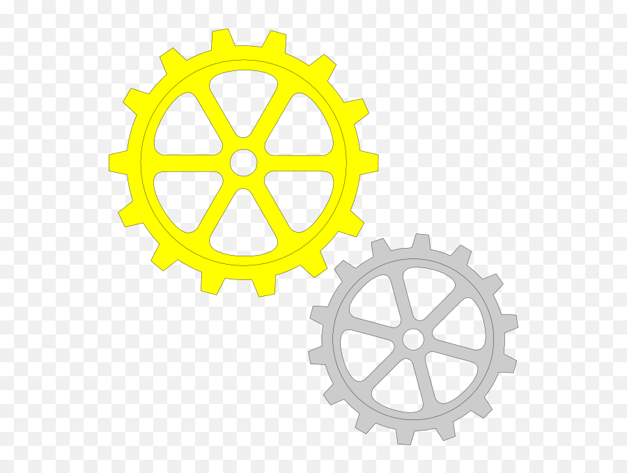 Separate Gears Clip Art 103470 Free Svg Download 4 Vector - Troubleshooting Icon Png,Gear Icon Vector Free