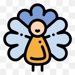 Free Icon Peacock - Transparent Scallop Circle Png