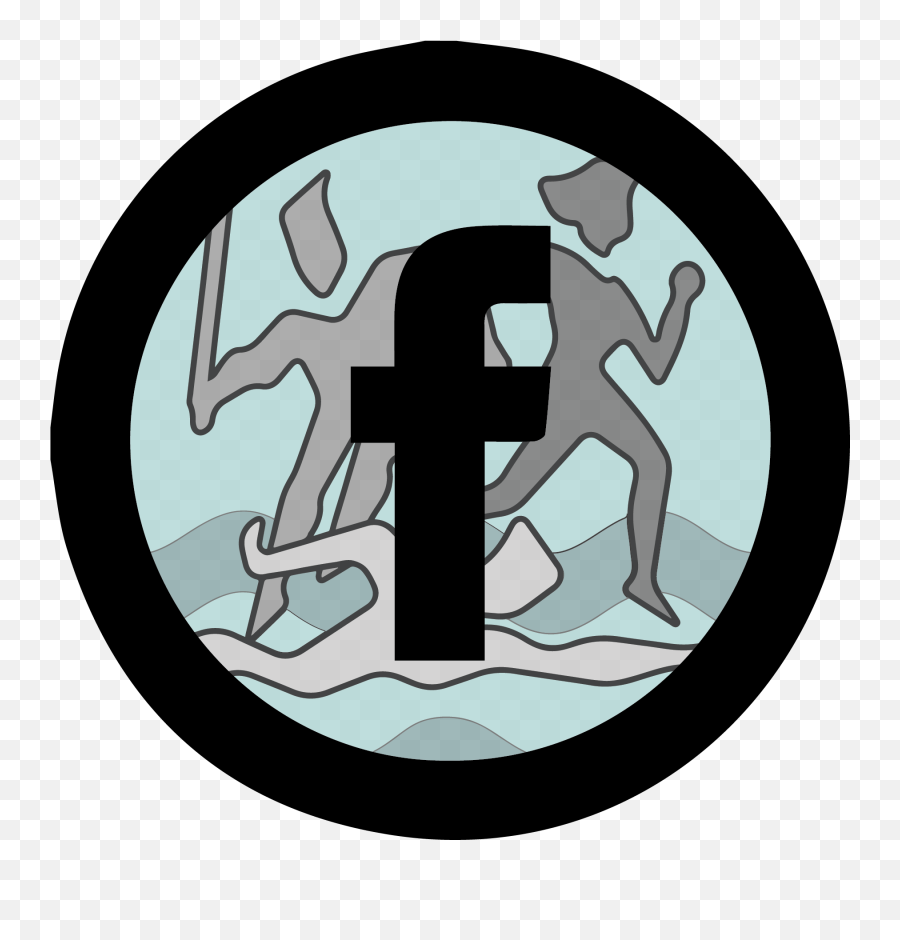 Download Facebook Icon Maroon Png - Emblem Full Size Png For Running,Faecbook Icon