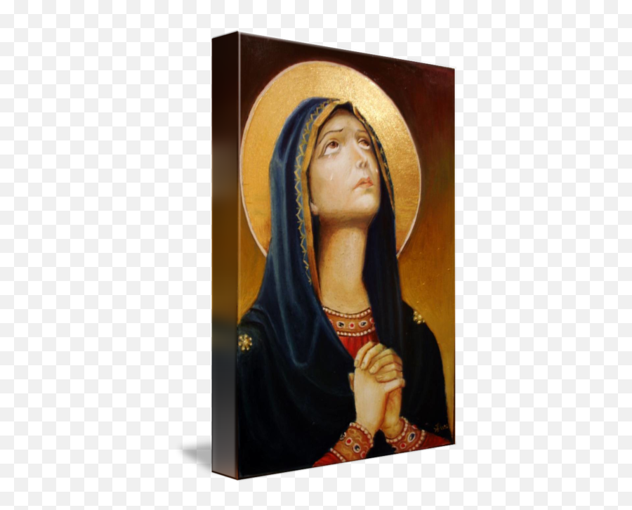 Icon Sfmaria By Sorin Gheorghe Apostolescu - St Mary Icon Png,A History Of Icon Painting