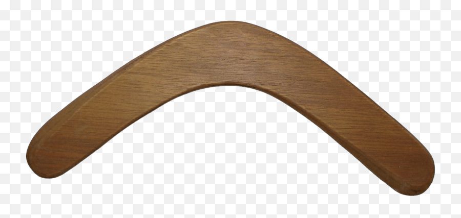Blank Wooden Boomerang Transparent Png - Boomerang Png,Boomerang Png