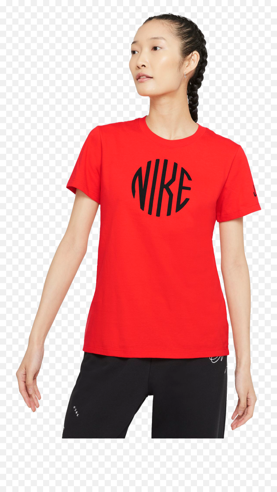 Nike Womenu0027s Sportswear Icon Clash Red Tee - Camisa De Honduras Color Negro Png,Nike Sportswear Icon Clash Shorts