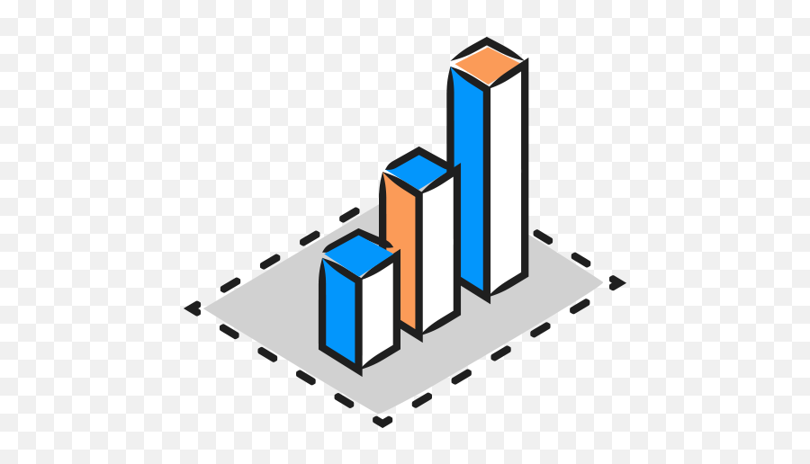 Digital Marketing Solutions U2014 Level Up - Statistical Graphics Png,3d Bar Chart Icon