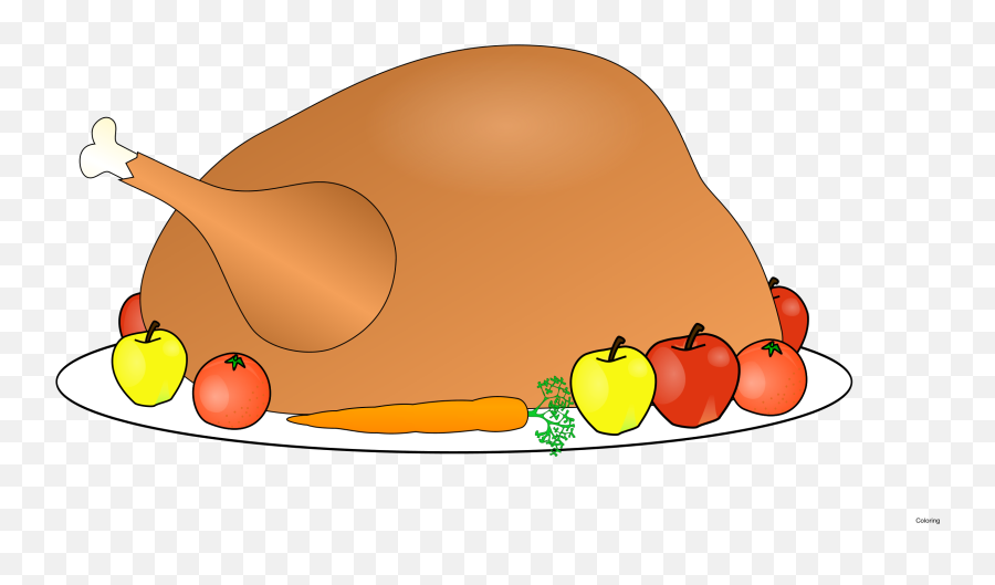 Free Thanksgiving Turkey Clipart - Turkey Thanksgiving Meal Clipart Png,Turkey Clipart Transparent Background