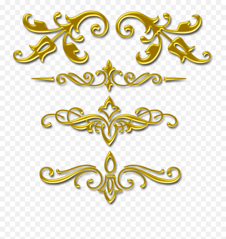 Décor Png 5 Image - Gold Corner Design Png,Decor Png