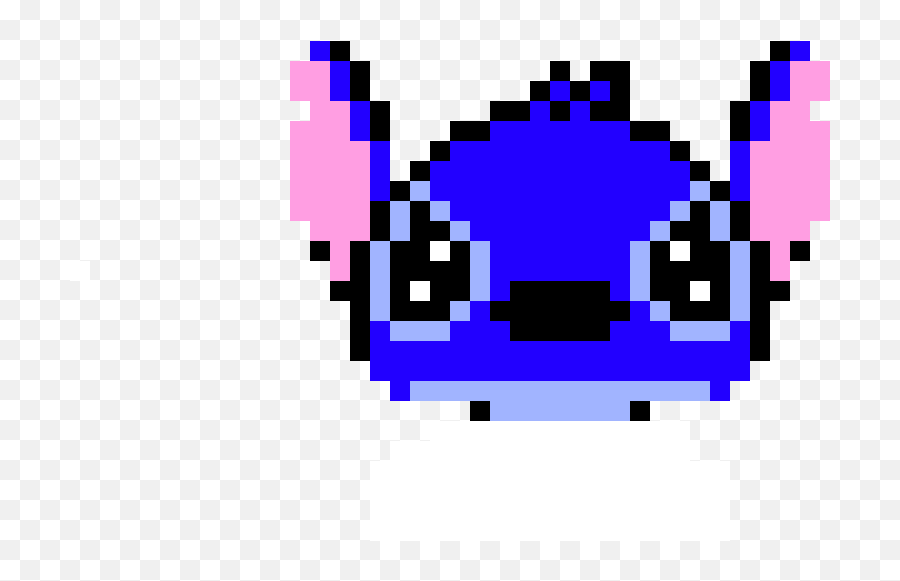 Download Hd Stich - Pixel Art Stitch Drawn Transparent Png Stitch Pixel Art,Stich Png