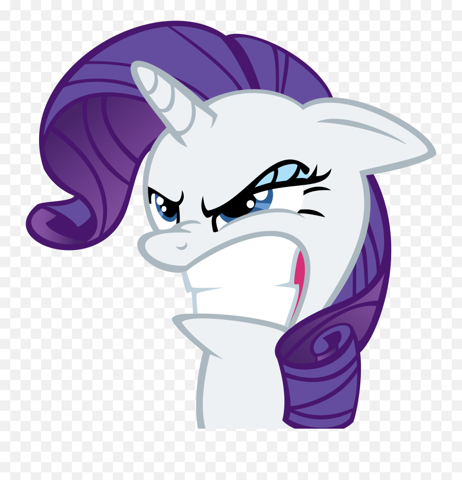 Mlp Rarity Funny Face - Rarity My Little Pony Face Clipart My Little Pony Rarity Angry Png,Rarity Png