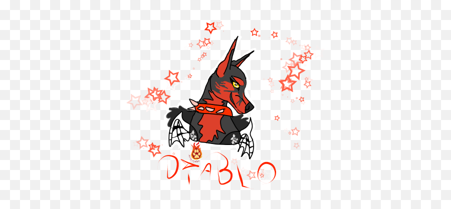 Diablo Stickerpng - General Sfw Furrylife Online Illustration,Diablo Png