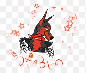 Diablo Stickerpng - General Sfw Furrylife Online Illustration,Diablo Png