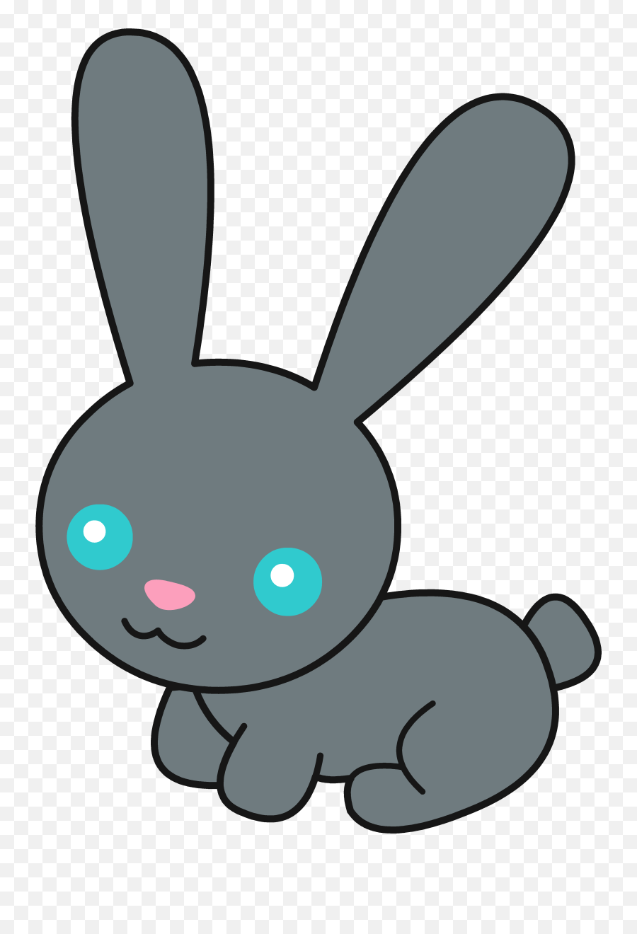 Cute Bunny Clipart - Domestic Rabbit Png,Bunny Clipart Png