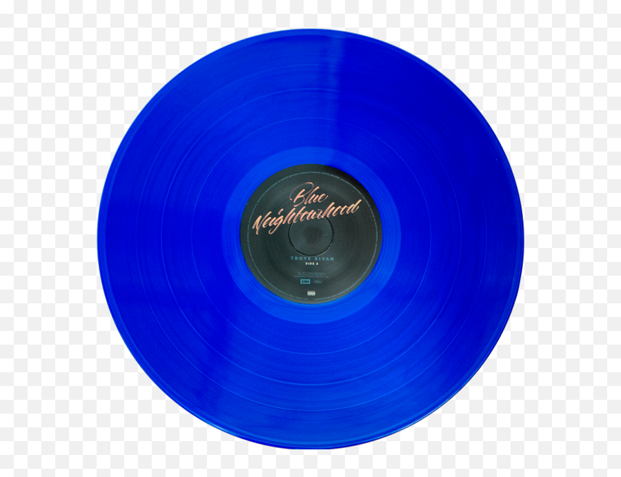 Download Blue Vinyl Record Png - Troye Sivan Blue Circle,Vinyl Record Png