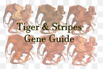 Tiger U0026 Stripes Gene Guide Guides Flight Rising - Illustration Png,Tiger Stripes Png