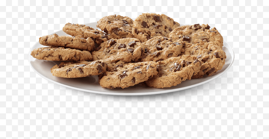 Chocolate Chunk Cookie Tray Chick - Fila Transparent Tray Of Cookies Png,Cookies Png