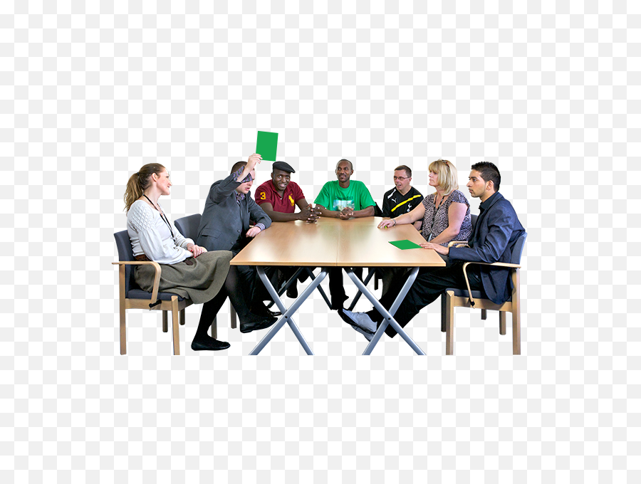 Download Hd Self Advocacy Group - People Png Free Cafe People Sitting At Table Png,Group People Png