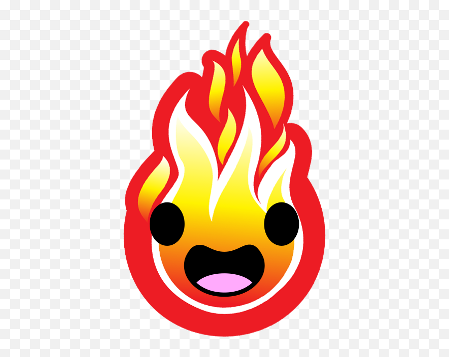Download Hot Fire Flame Emojis Messages - Clip Art Png,Fire Emoji Transparent