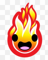 Download Hot Fire Flame Emojis Messages - Clip Art png