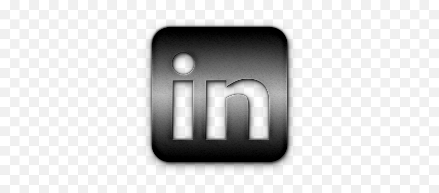 Linkedin Icon Black And White - Black Linkedin Small Icon Png,Linkedin Logo White
