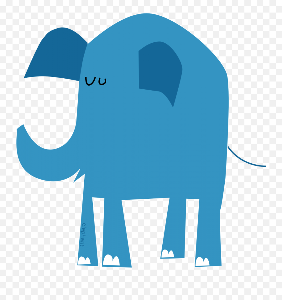 Download Republican Elephant Clipart - Blue Elephant Png,Republican Elephant Png