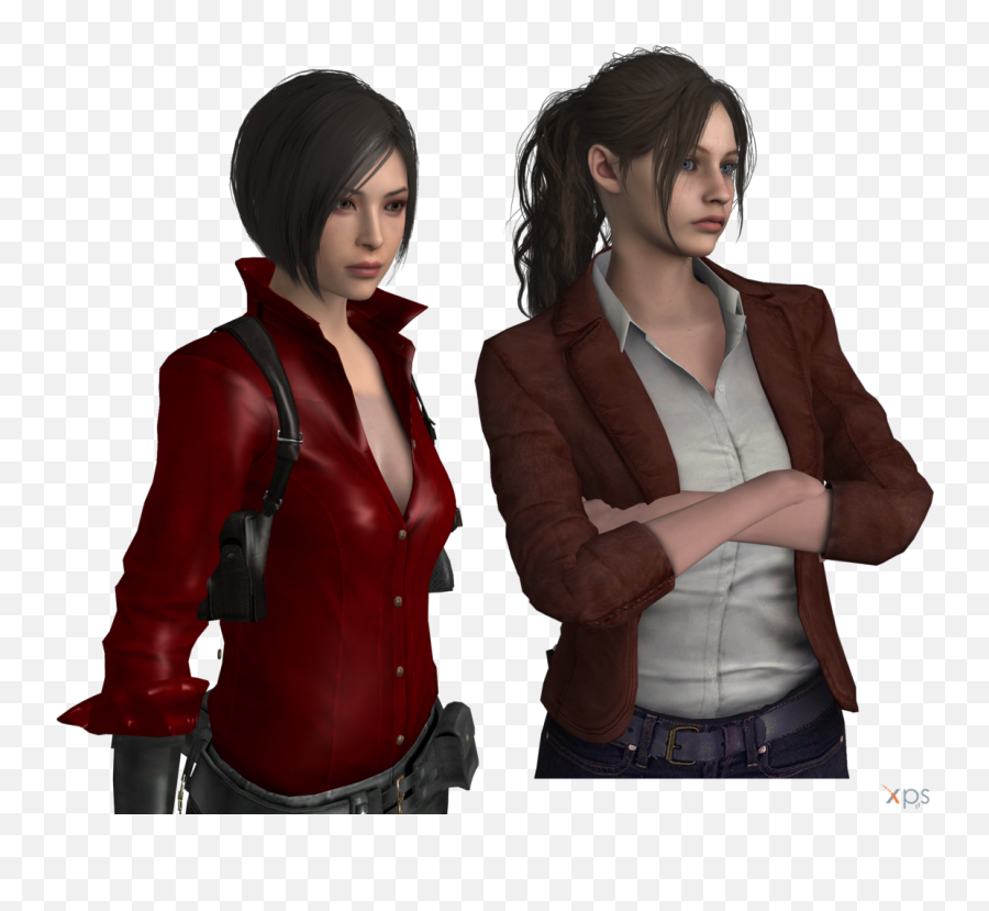 Download Claire Redfield And Ada Wong - Ada Wong Claire Redfield Png,Chris Redfield Png