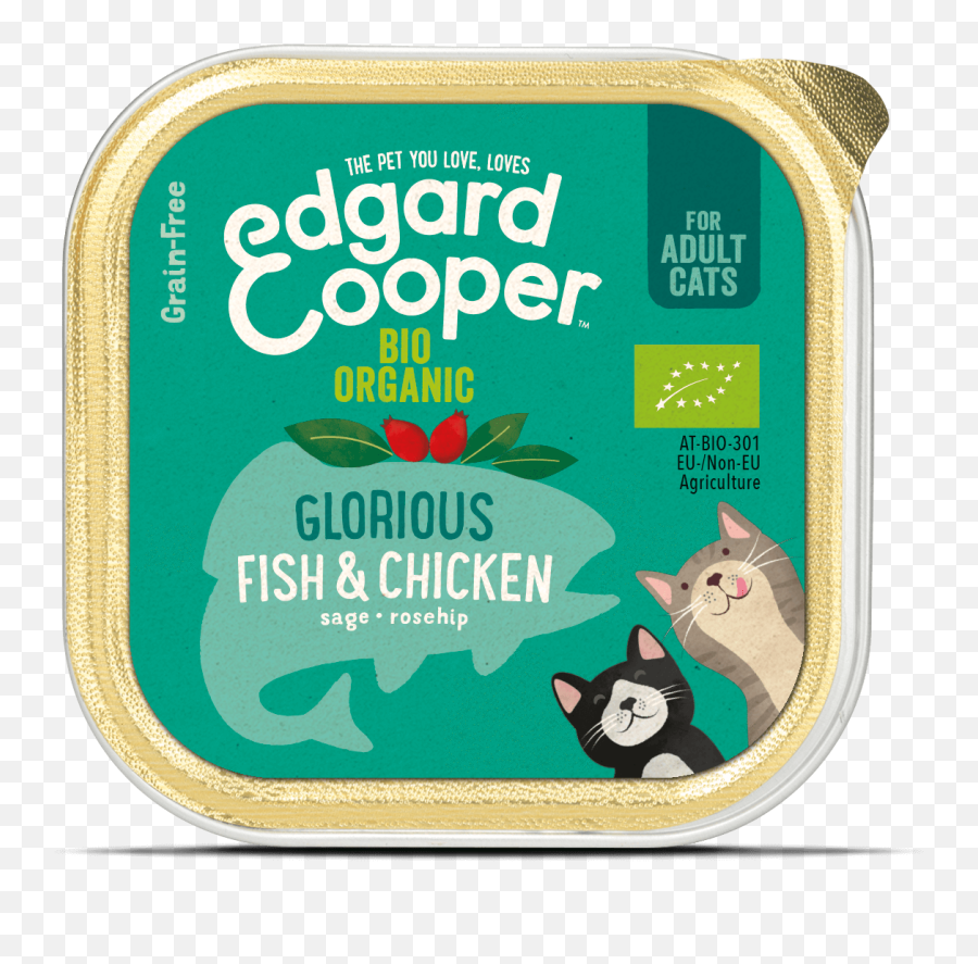 Organic Fish U0026 Chicken With Sage Rosehip - Edgard Cooper Chat Png,Possum Transparent