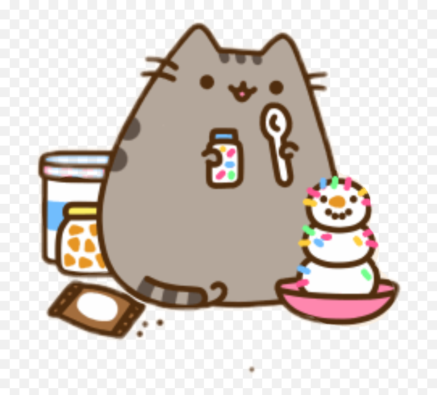 Download Food Pusheen Sock Cat Mug In - Ice Cream Pusheen Food Png,Pusheen Transparent