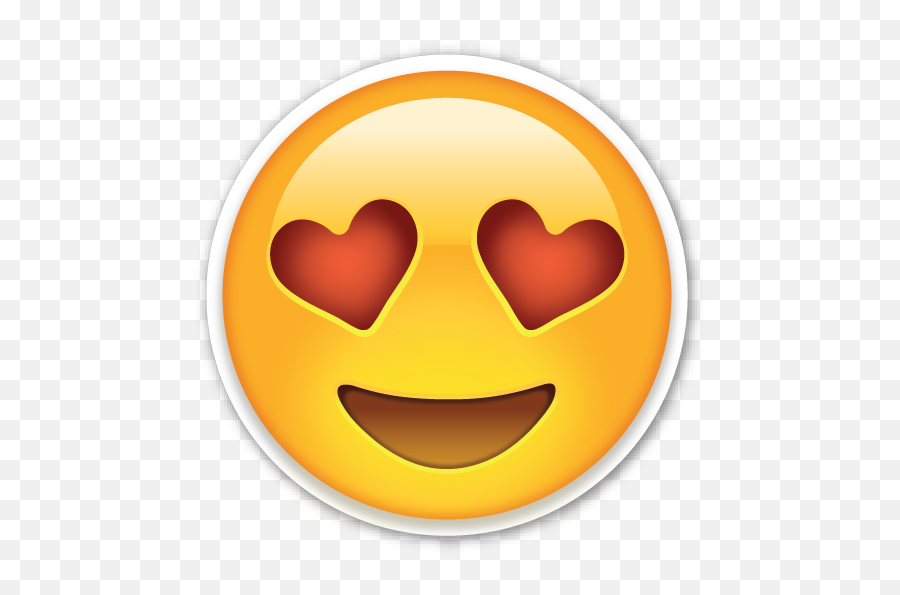 Emoticones De Whatsapp Png Transparent - Smiling Face With Heart Shaped Eyes Emoji,Logo De Whatsapp Png