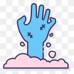 Cartoon Isolated Zombie - Clip Art Png,Zombie Hand Png