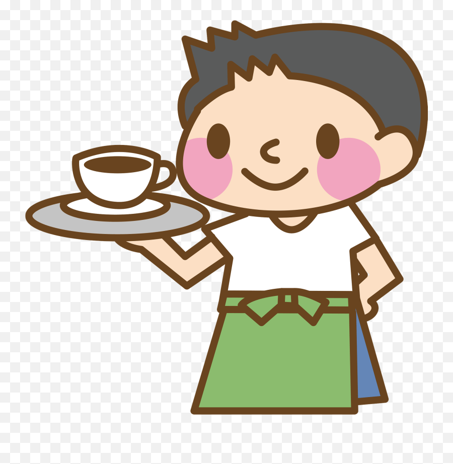 Cafe Waiter Clipart Free Download Transparent Png Creazilla - Vet Clipart,Waiter Png