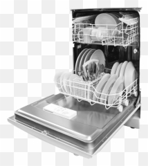 Dishwasher Png Free Image - Plates In Washer Machine,Dishwasher Png